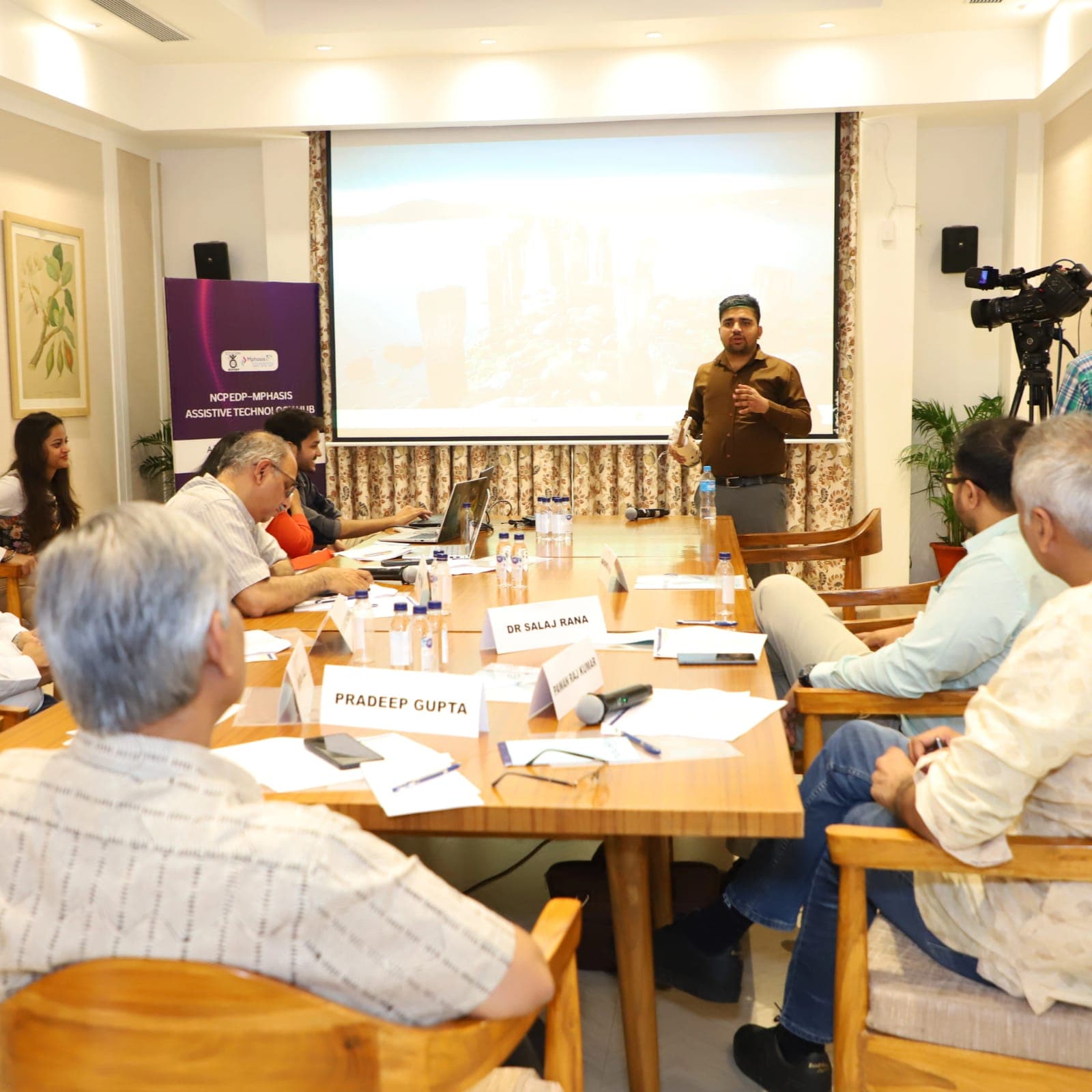 Presenting at NCPEDP-Mphasis Assistive Technology Hub roundtable